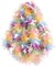 33FT Easter Tinsel Garland – Colorful Metallic Twist with Pink & White Bunny Confetti